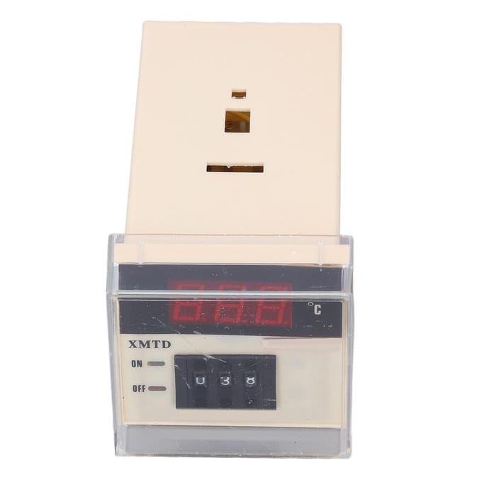 AC 220V Type E Contrôleur de Température Réglable Thermostat Numérique LCD 0?399 celsius  XMTD?2001 beige