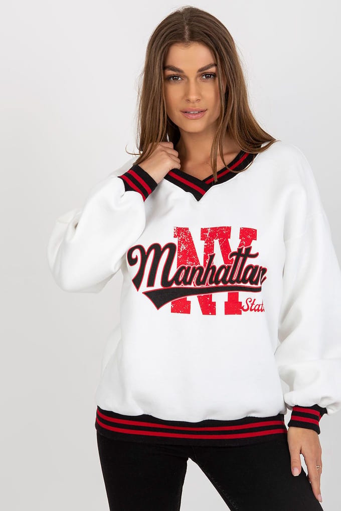 Manhattan Vibe Sweatshirt - White / One Size