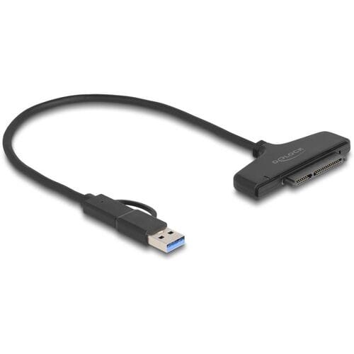 Delock USB to SATA 6 Gb/s Converter with USB Type-C™ or USB Type-A connector