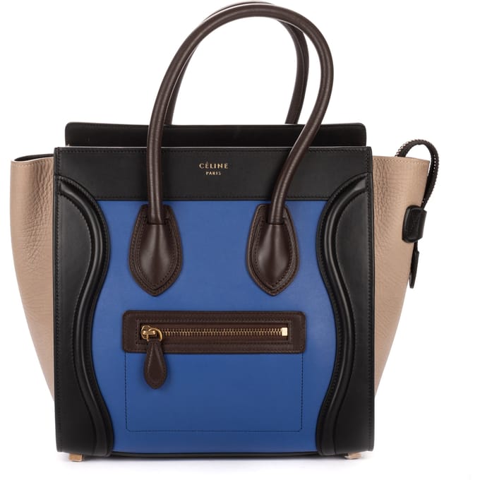 Tricolor Micro Luggage   handtas