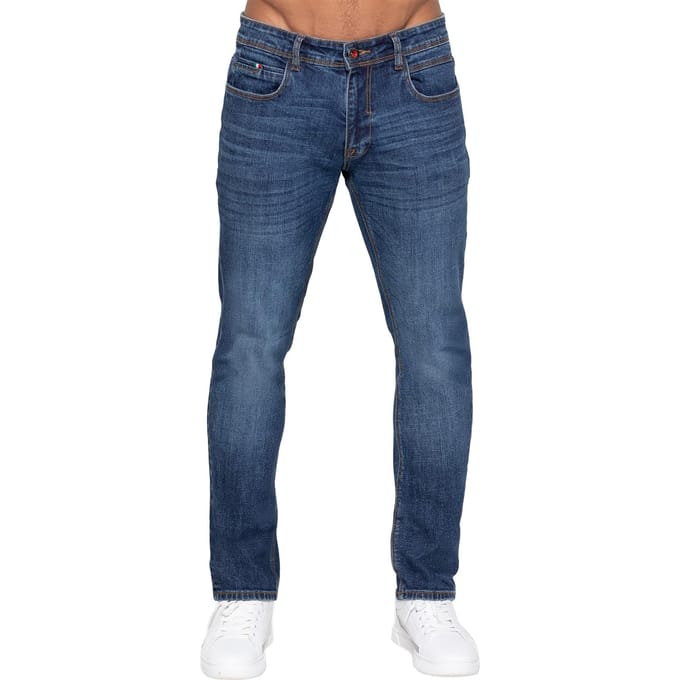 Enzo Milano | Heren stretch tapered jeans