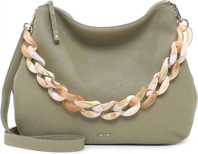 SURI FREY Schoudertas Candy Bag Khaki Kaki