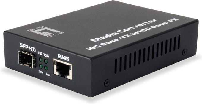 LevelOne GVT-0500 - fibre media converter - 10 GigE