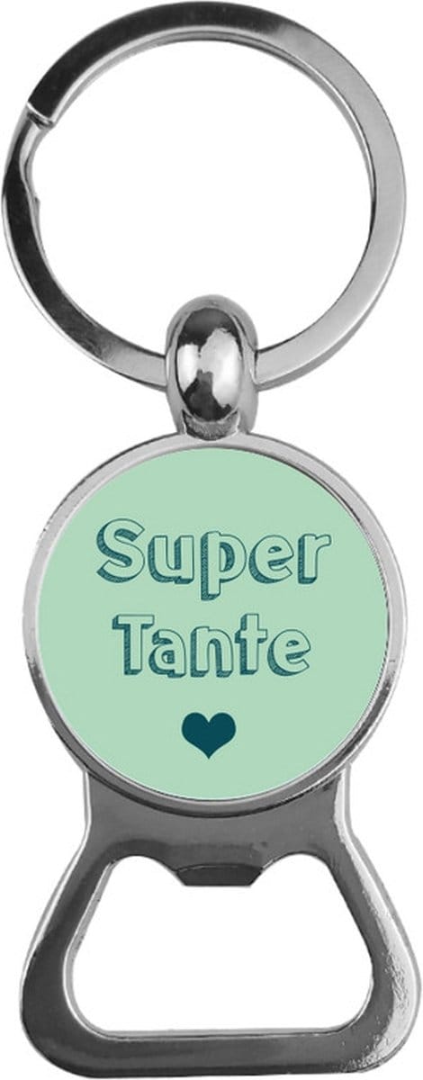 Bieropener Glas -  Super Tante