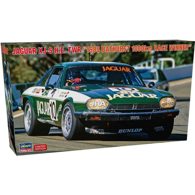 Hasegawa Modelbouwpakket Auto - 20800 Jaguar XJ-S H.E. TWR 1985 Bathurst 1000km R Winner - Britse Rauto Plastic - 1:24 - Modelbouw