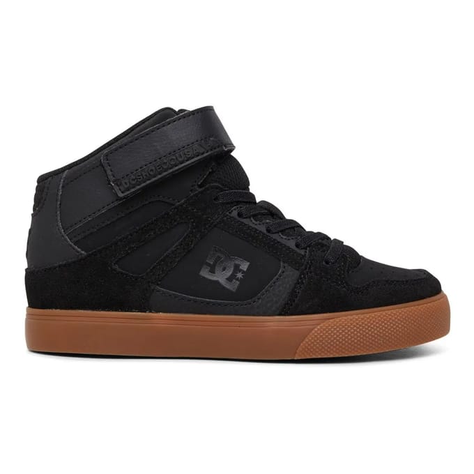 DC Pure High-Top EV Kids Skateschoenen zwart