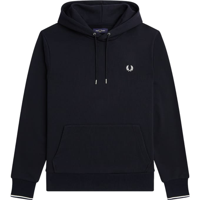 Fred Perry Hoodie Logo M2643 Navy - Hoodies