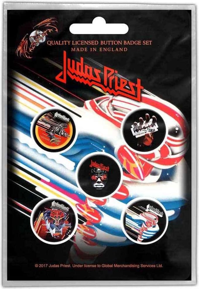 Judas Priest button Turbo 5-pack