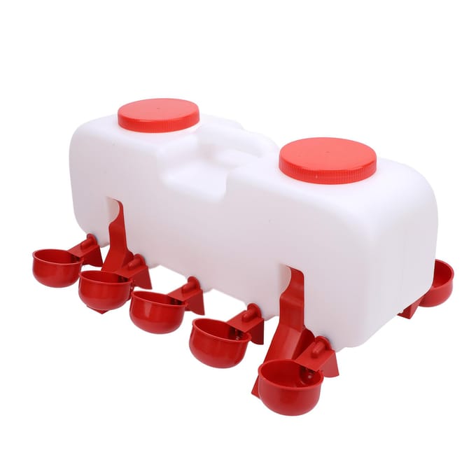 Automatische Kippendrinker Anti-kantel Plastic Hygiënisch Kippendrinksysteem voor Pluimveebedrijf white