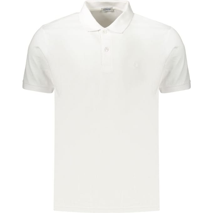 Coveri Moving Bianco Katoenen Heren Polo