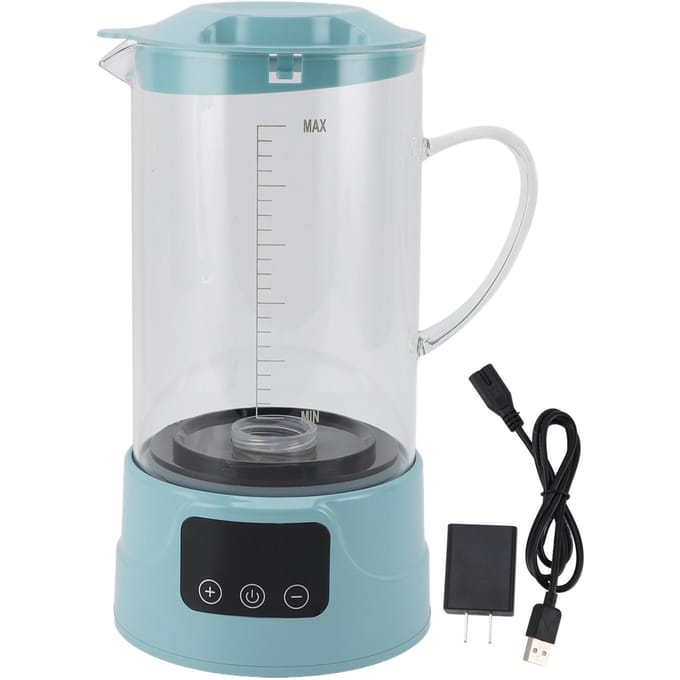 Pichet à eau hydrogénée 1,5L Technologie SPE PEM Écran tactile LED 1500PPb Fabricant d'eau riche en hydrogène L white