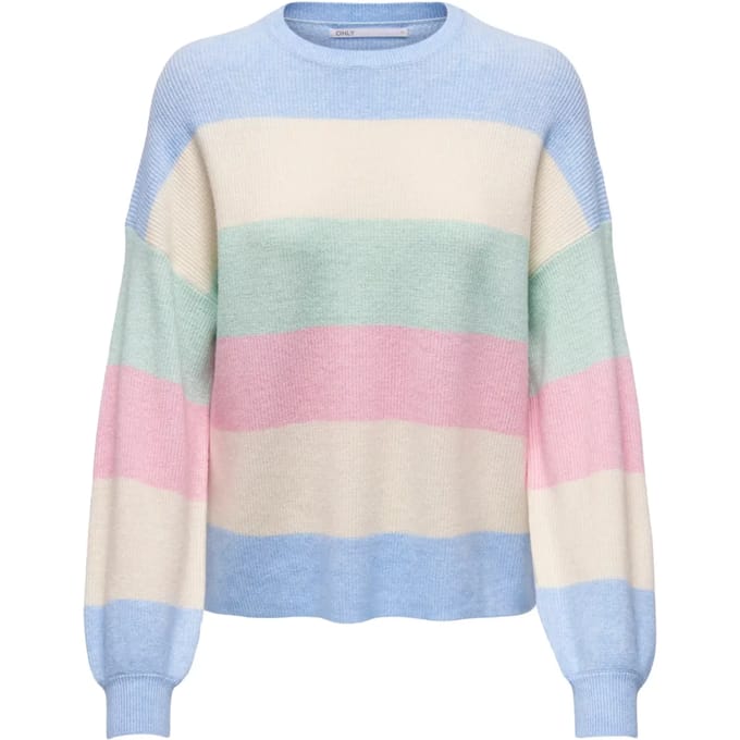 ONLY - ONLATIA L/S STRIPE PULLOV KNT NOOS - Dames - Gebreide truien