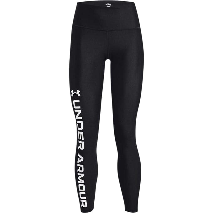 Under Armour Performance-legging met hoge taille voor dames (Zwart, Wit)