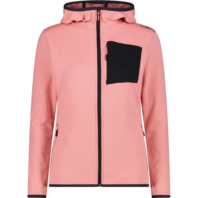 Dames hoodie met rits CMP Grid Tech