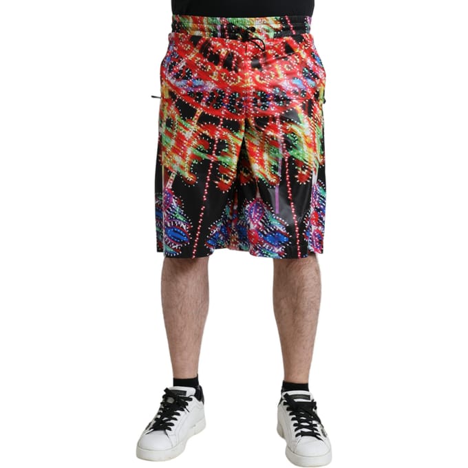 Casual Shorts Las Vegas Print