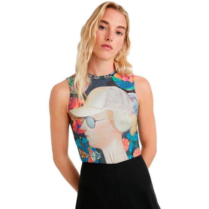 Desigual Dames Onderhemd Zwart 343606