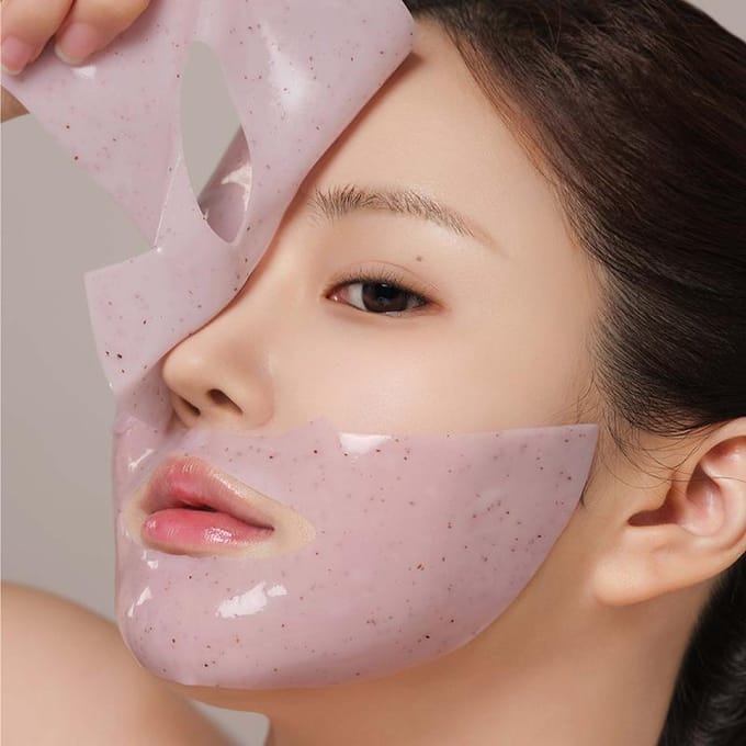 HEVEBLUE - Pot Pore Peptamin Hydro Collagen Mask Pack Set 4 sheets 35g x 4 sheets