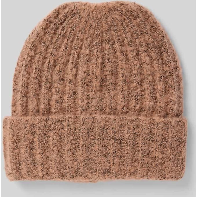 Ribgebreide beanie, model 'PYRON'