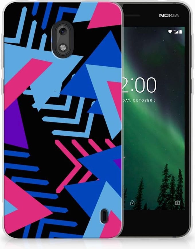 Nokia 2 TPU Hoesje Funky Triangle