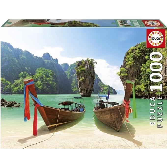 Educa puzzel James Bond Island Thailand - 1000 stukjes karton.