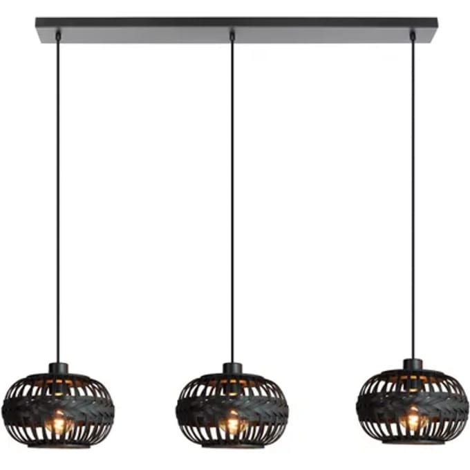 Eglo Hanglamp Towcester Zwart 3xe27
