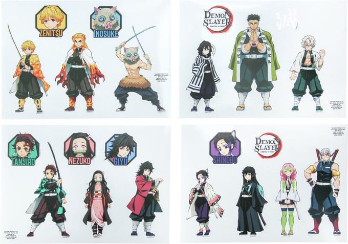 Demon Slayer Gadget Decals - Stickers