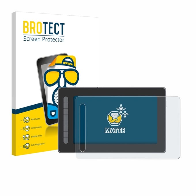 BROTECT - Screenprotector voor XP-Pen Artist 12 (2. Gen.) - Folie Beschermfolie matte
