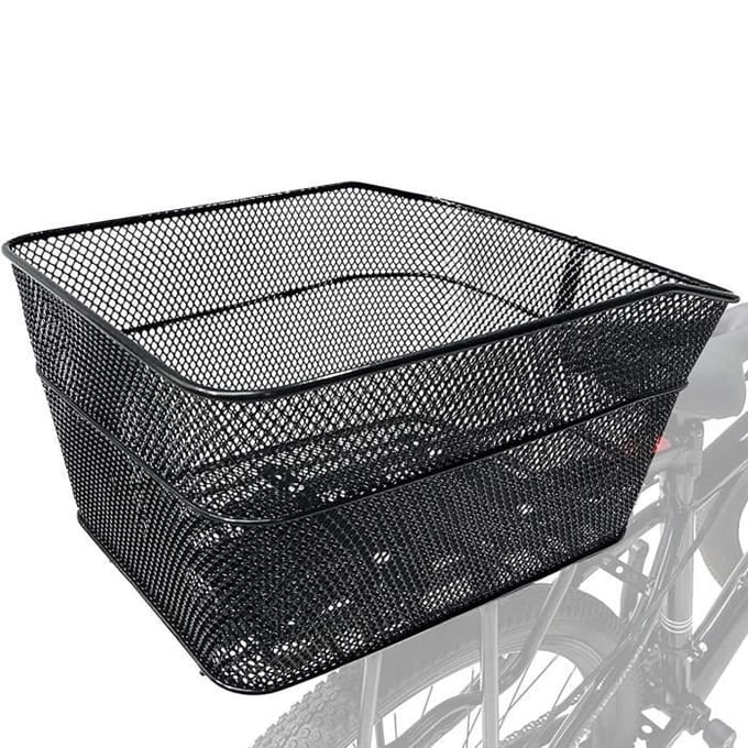 Springos Fietsmand - Praktisch -Metalen - Zwart