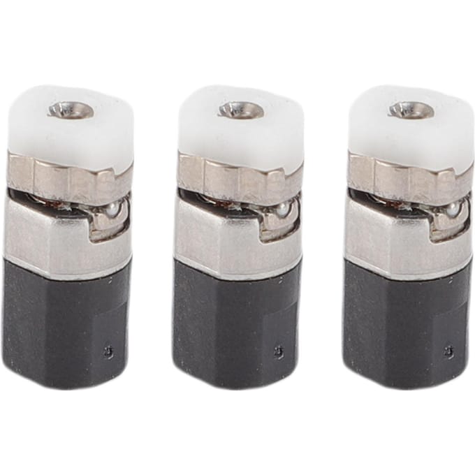 3PCS Charnière d'axe de remplacement pour console 3DS Charnière en métal plastique Axe Cylindre Broche Accessoires de console de jeu gray