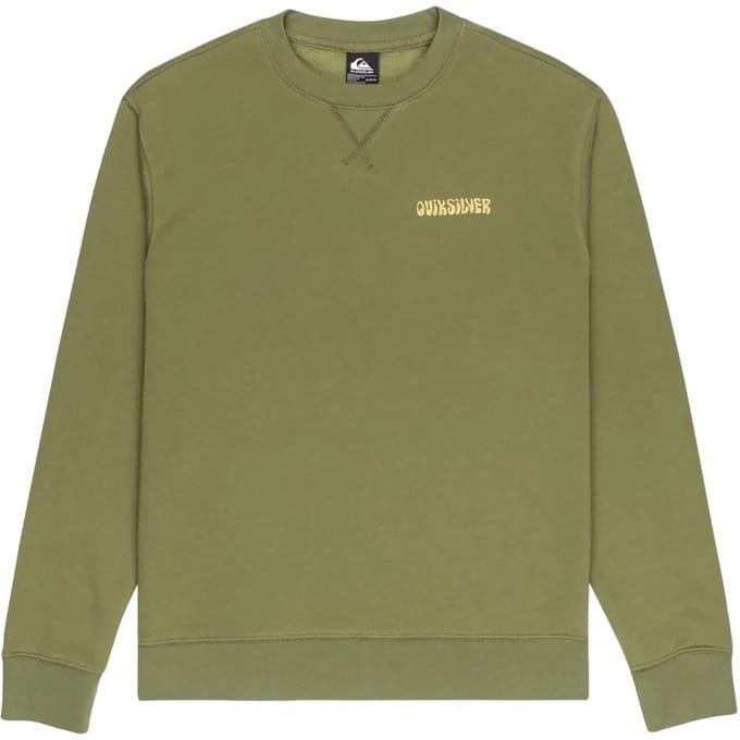 Quiksilver Salt Water Graphic Sweatshirt Groen L Man