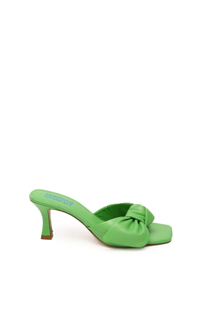 Fabienne Chapot Asha Mule Green Glow Maat: 38 | Muiltjes Outlet | Dames | Groen