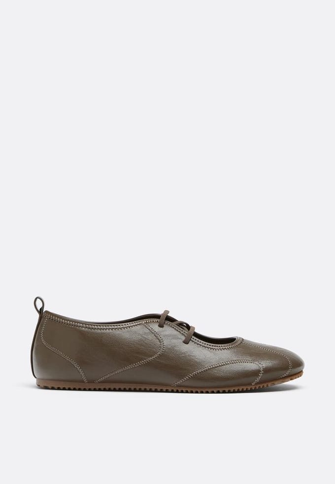 Stradivarius Sneakerinas met elastische band  Kaki 35