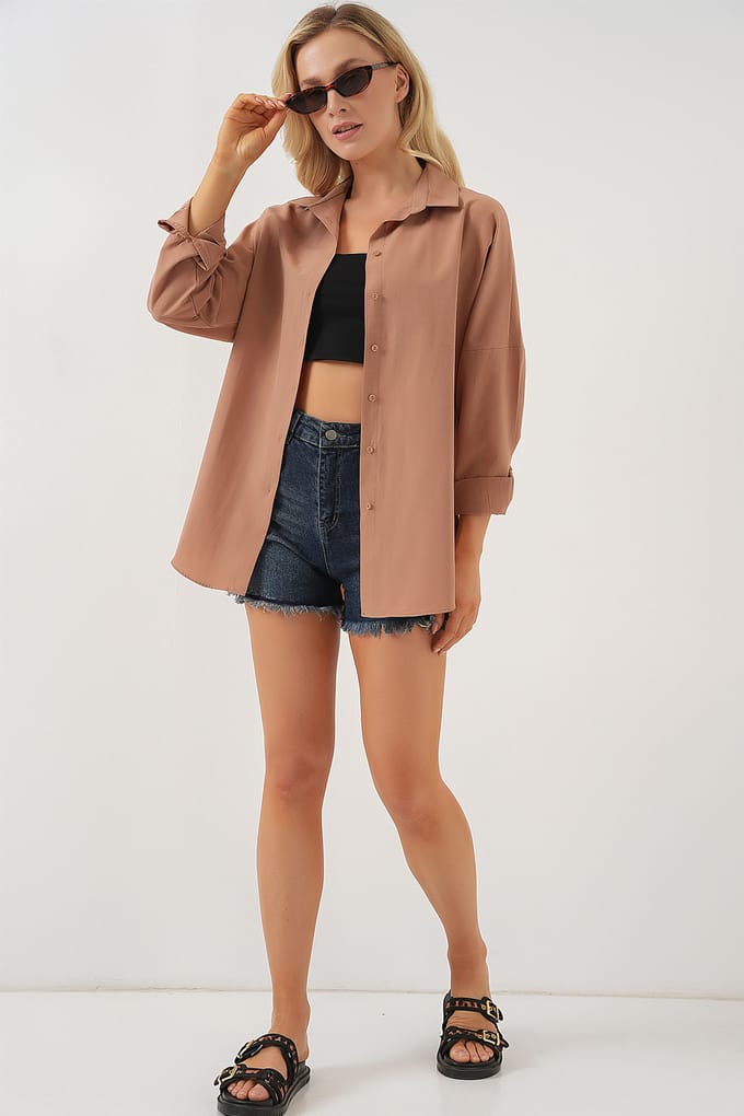 Oversized Poplin 2-Pack Shirt