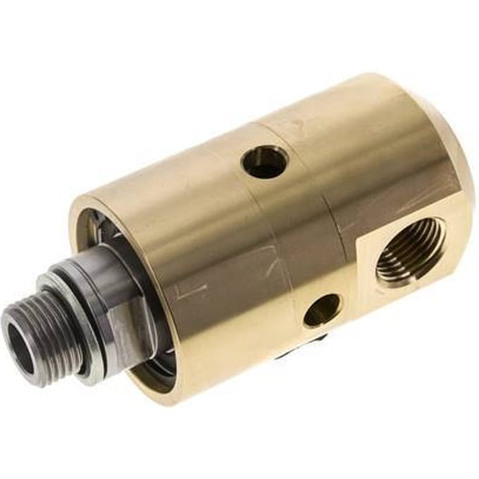 Draaidoorvoer G1/2'' Binnendraad X G1/2'' Buitendraad Messing 50bar