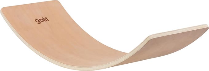 Balanceerbord: HALF MOON 84x29,5x1,8cm, hout, 2+