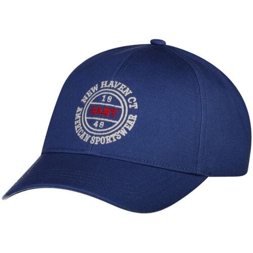 Gant Cap Graphic New Haven 1949 Vintage Blue / male