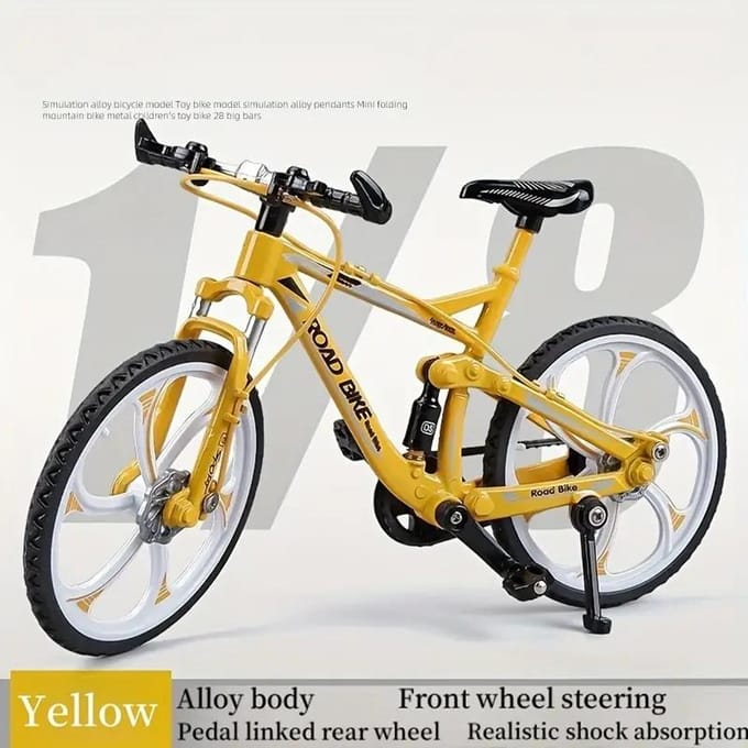 Mini-1:8 Alliage Vélo Modèle Réduit Bureau Simulation Ornement Doigt Vélos de Montagne Jouet