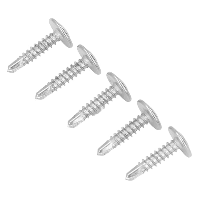 100 stuks Zelfborende schroef Kruiskop Ronde Ringkop RVS Bevestigingsmiddel Accessoire Set Kit