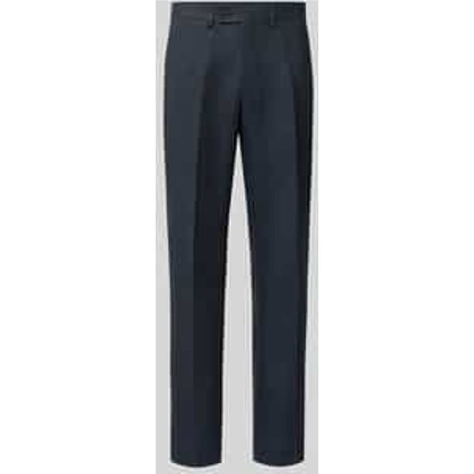 Linnen broek met achterzakken