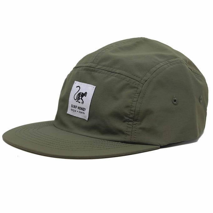 5-panel strapback pet - Waterbestendig / Volwassenen / One size (Groen)