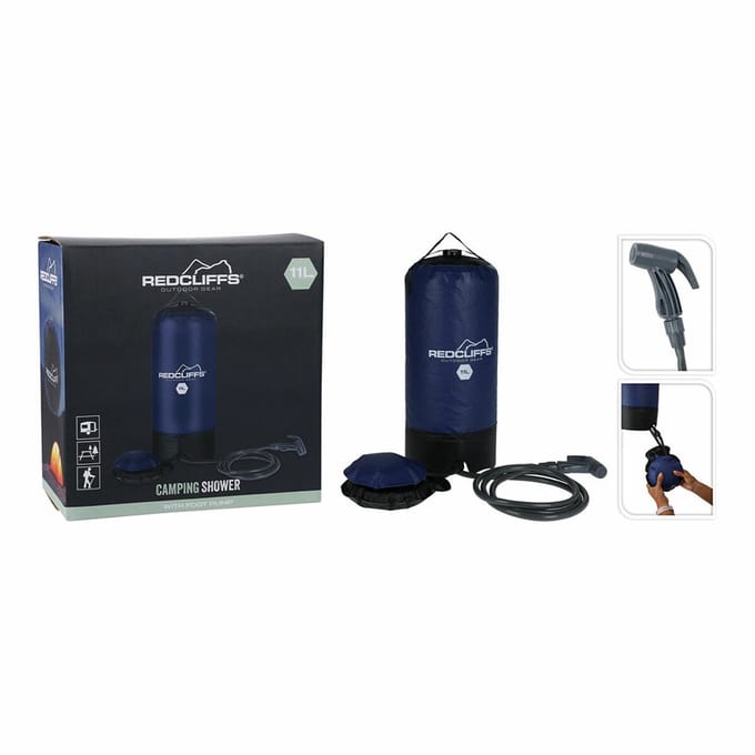 Draagbare douche voor kamperen Redcliffs Blauw 11 L