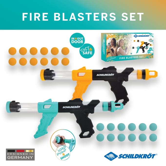 Schildkröt Fire Blaster foam ballen - 12 stuks (exclusief pistool).