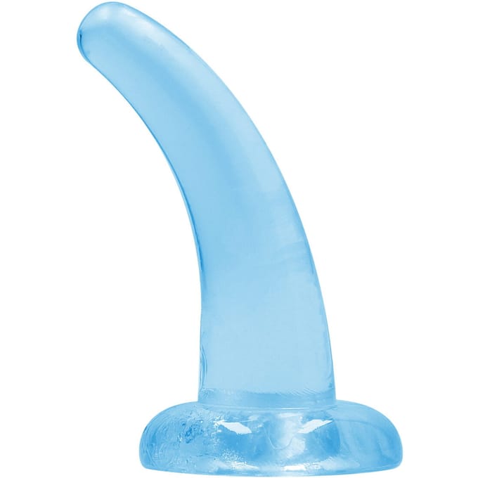 Niet Realistische Dildo voor G-spot met zuignap - Blauw