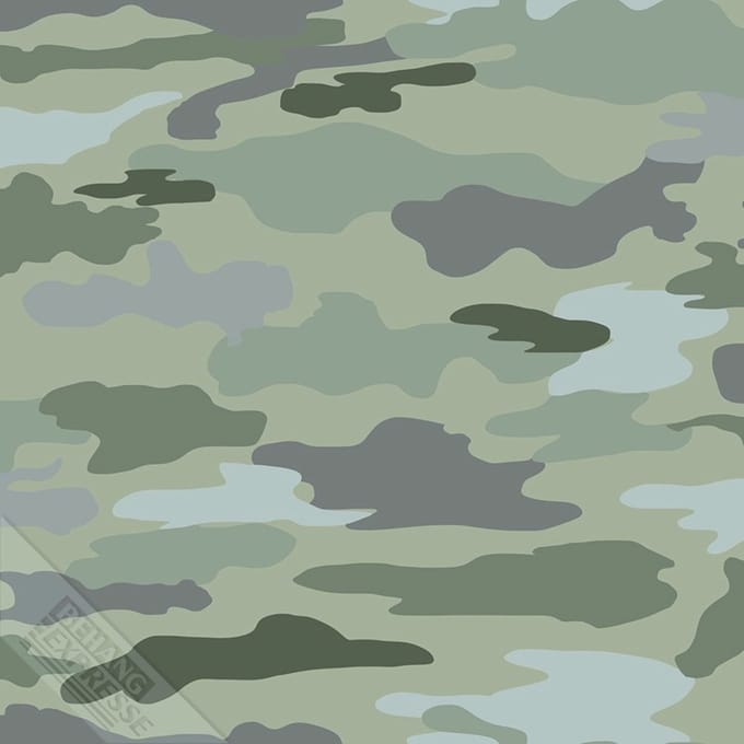 Behang - Thomas - camouflage groen leger 27148