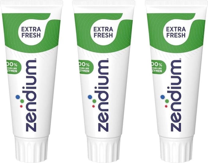 Zendium Tandpasta - Extra Fresh - Voordeelverpakking 3 x 75 ml