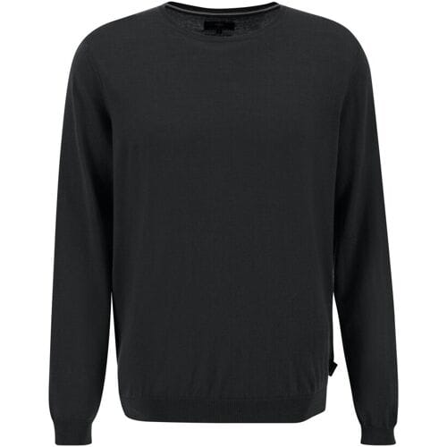 Fynch-Hatton Trui O-Neck Uni Merino Zwart / male