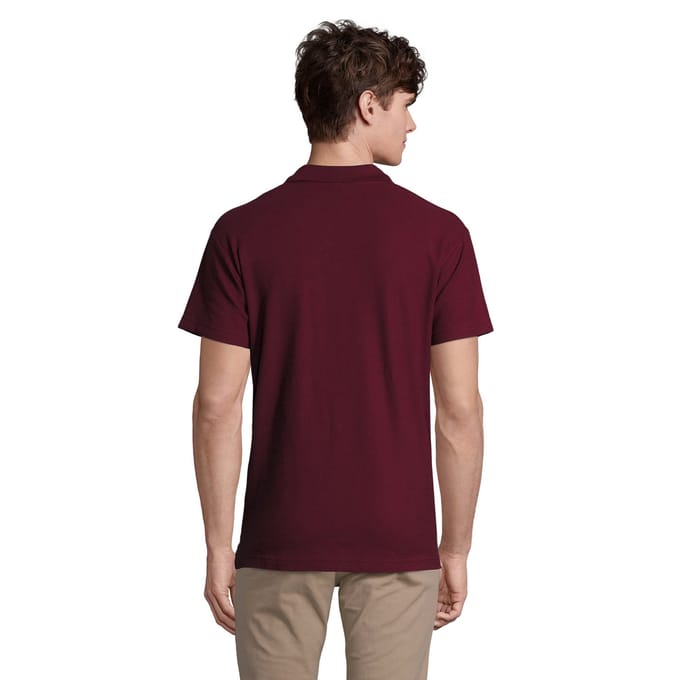 SOLS Heren Lente II Poloshirt (Bourgondië)