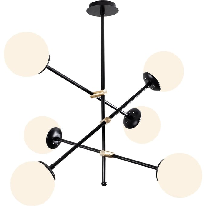 Glas hanglamp woonkamer Sarah | Opviq