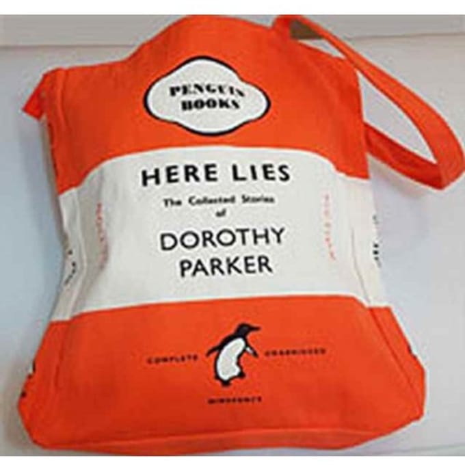 Here Lies - Dorothy Parker Book Bag