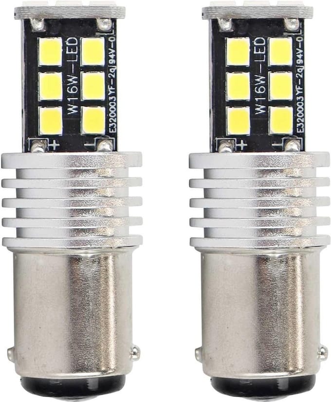 AMiO LED CANBUS 2835 15SMD 1157 BAY15D P21/5W Wit 12V/24V